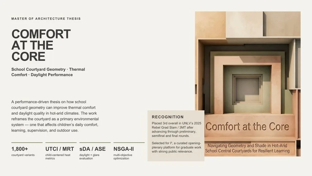 Comfort at the Core — Research Recognition