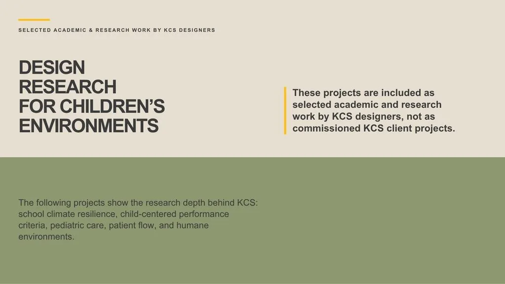 Selected Academic Research Work